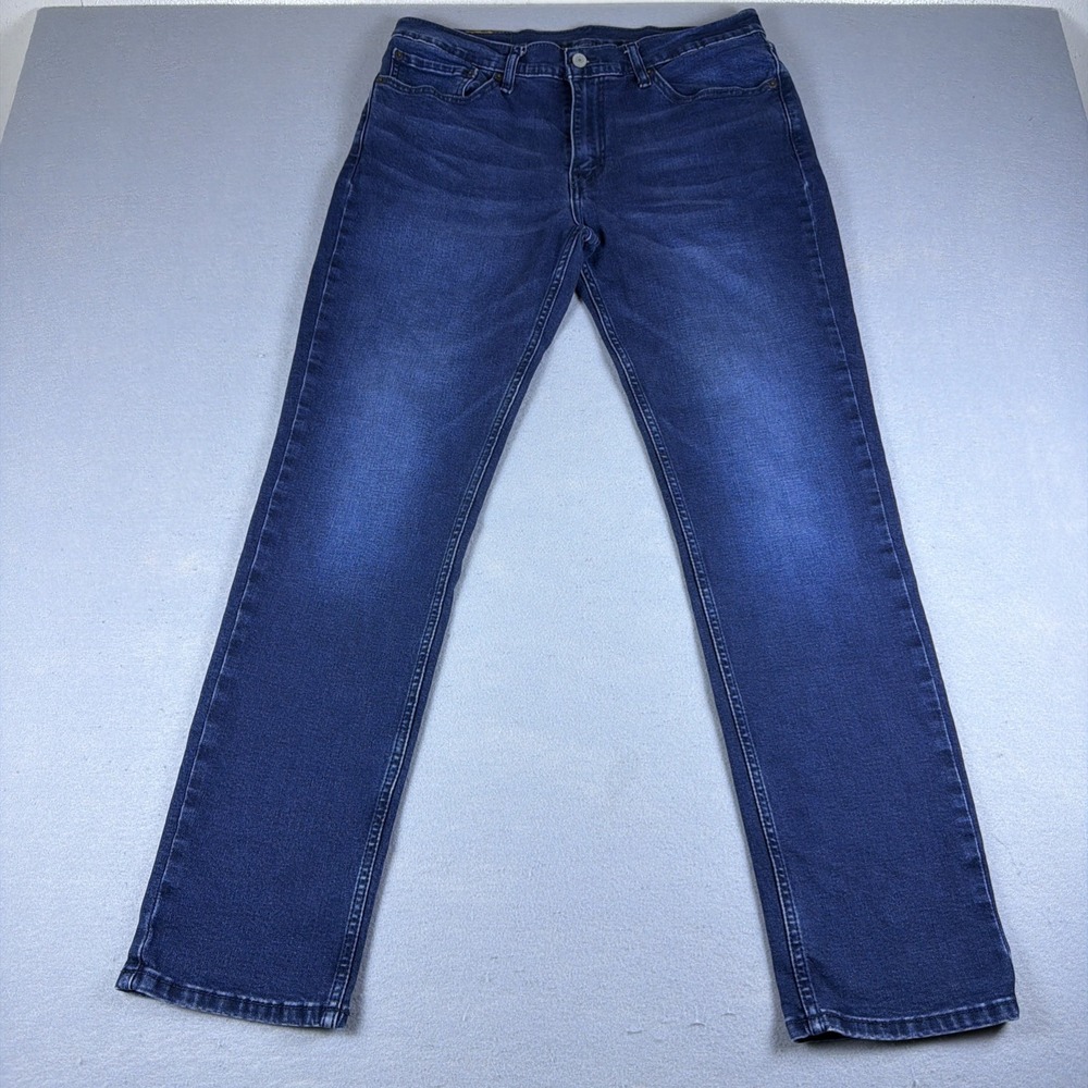 Levis 511 Jeans Mens 34x32 (31) Blue Denim Medium Wash Slim Stretch Below Waist